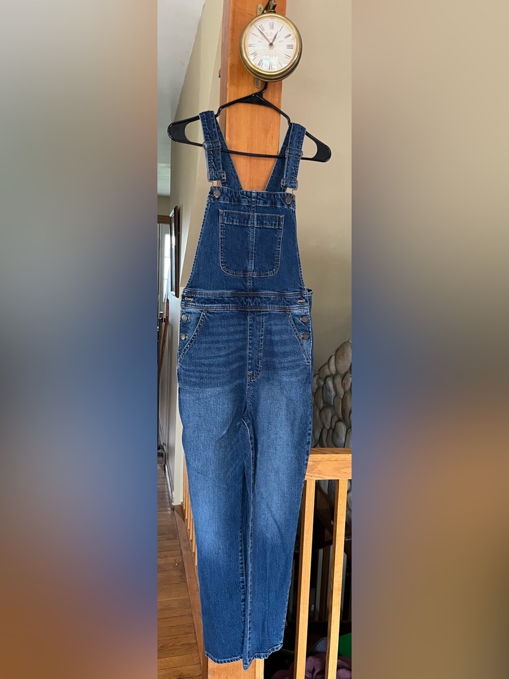 Women’s J Crew Re-imagined denim overalls size medium like new